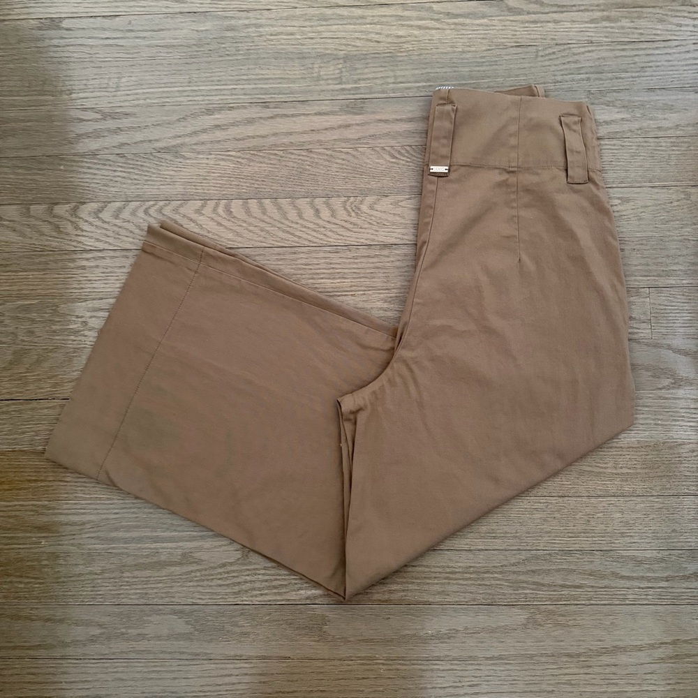 Liu Jo Milano High Waist Wide Leg Trouser Palazzo Pants Camel IT 38 XS - Picture 3 of 16